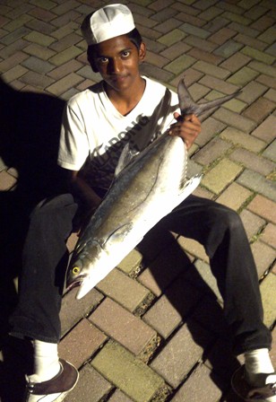4.57 kg Garrick (Leervis) caught by Ahmed Choonara